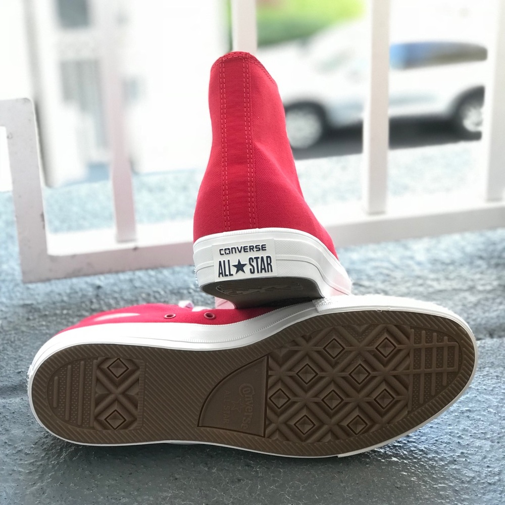 NWT Converse CT OX HI Salsa Red HT M AUTHENTIC - Picture 4 of 7